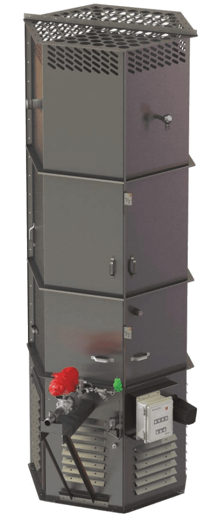 Industrial equipment with control panel